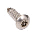 Tapping Screw, Button Head Torx Drive, #8 x 1/2" Length, Stainless Steel by Torx®