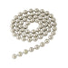 Standard Type Ball Chain #6 (1/8") x 69-70 Bpf(Approx.) x 1000 Ft Steel, Nickel Plated by Spaenaur Inc.