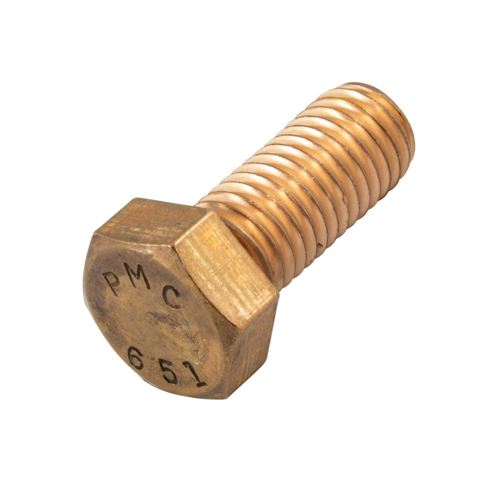 Hex Head Cap Screw 3/8"-16 UNC x 3 1/2" LG Fully Threaded Silicon Bronze