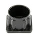 Insert Plug, Square Flat Base 1" x 13 Gauge Polyethylene Black by Spaenaur Inc.