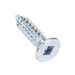 Tapping Screw, Oval Head Square Socket Drive, Type AB, #6 x 1" Length, Low Carbon Steel Zinc Plated by Spaenaur Inc.