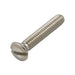 Machine Screw, Oval Head, Slotted Drive, #10-24 UNC x 1-1/4" Length, Stainless Steel by Spaenaur Inc.