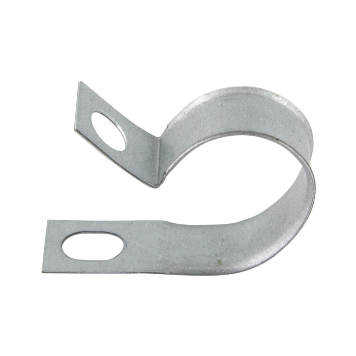 Cable & Wire Clip, Light-Duty Closed Type - Furnished Open, 9/16" DIA Capacity, .656" C to C Steel Hot Dipped Galvanized