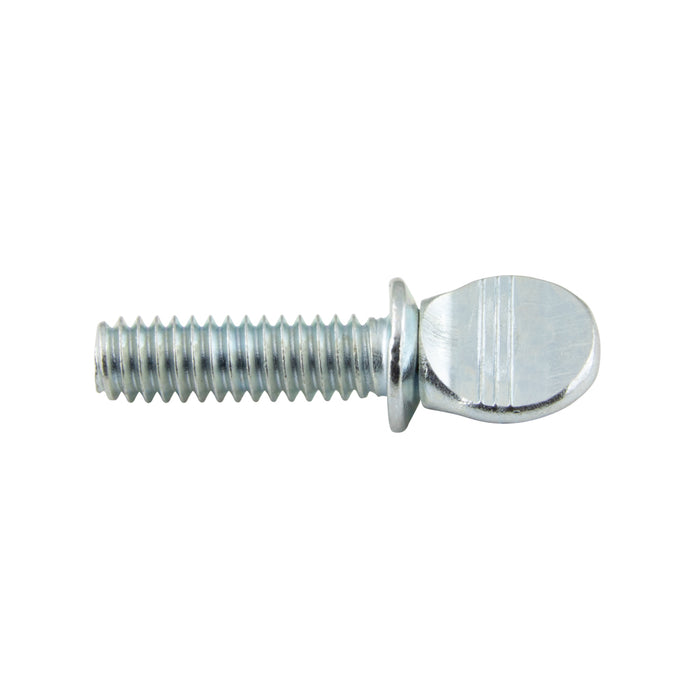 Thumbscrew with Shoulder #10-32 UNF x 1/2" LONG Low Carbon Steel Zinc Plated by Spaenaur Inc.