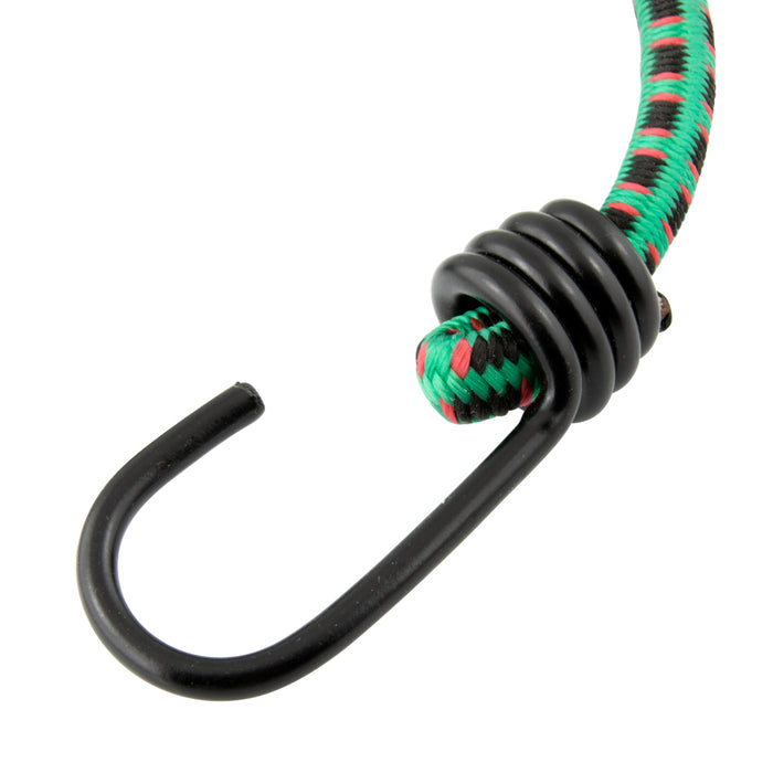 Elastic Stretch Cords, with Fully Plasticized Hooks 3/8" DIA x 12" LONG by Spaenaur Inc.