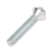 Machine Screw, Countersunk Head, Unslotted Drive, 1/4"-20 UNC x 2" Length, Steel Zinc Plated by Spaenaur Inc.