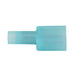 Connecteur mâle, sans soudure, entièrement isolé en nylon, fil 16-14 GA, lame 1/4 po en cuivre électrolytique, plaque d'étain brillante, isolation en plastique bleu par Spaenaur Inc.