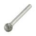 Carbide Burr, Double Cut Ball Shape 3/8" DIA x 5/16" LGTH x 1/4" Shank Hardened Steel Shank, Tungsten Carbide Tip by Spaenaur Inc.