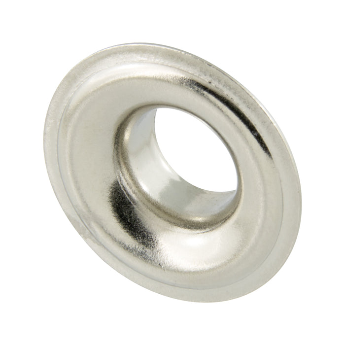 Sheet Brass Grommet 5/16" Hole Dia., Size #1 Brass, Nickel Plated (Component Of SN# 7346N)