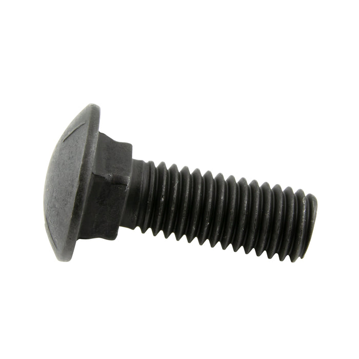 Carriage Bolt, Round HD Square Neck 5/16"-18 UNC x 3/4" LG, Full Thread Grade 5 Steel Plain Finish ANSI B18.5-1978