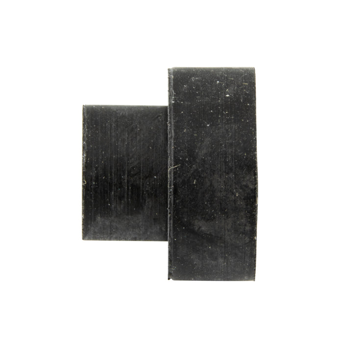 Douille en caoutchouc 1/4 po de diamètre intérieur x 1/2 po de diamètre de tige x 5/32 po de hauteur de tige x 1 po de diamètre extérieur x 13/32 po de hauteur, composé 004 Sbr noir, 50 Duro, par Spaenaur Inc.