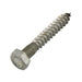 Lag Screw, Hex Head, 1/4" x 4" Length, Steel Plain by Spaenaur Inc.