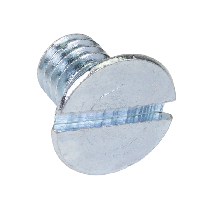 Machine Screw, Undercut Head, Slotted Drive, 5/16"-18 UNC x 1/2" Length, Steel Zinc Plated by Spaenaur Inc.