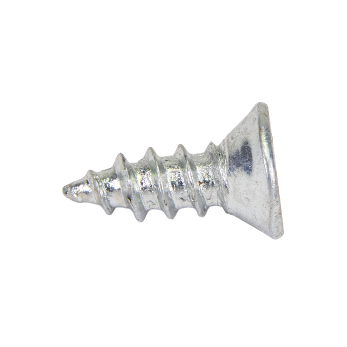 Tapping Screw, Flat Head Square Socket Drive, Type A, #10 x 2" Length, Low Carbon Steel Zinc Plated by Spaenaur Inc.