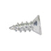 Tapping Screw, Flat Head Square Socket Drive, Type A, #10 x 2" Length, Low Carbon Steel Zinc Plated by Spaenaur Inc.