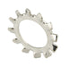 External tooth (Flat) Lockwasher Bolt Size #6 (.320"-.305"OD x .019"TH) 410 Stainless Steel ANSI B18.21.1-Latest by Spaenaur Inc.