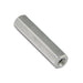 Entretoise filetée hexagonale, taraudée 3/8" à chaque extrémité, #4-40 UNC, 1/4" A.F. x 1,125" LGTH Alliage d'aluminium 2011T3 par Spaenaur Inc.