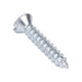 Tapping Screw, Flat Head Slotted Drive, Type AB, #6 x 3/8" Length, Steel Zinc Plated by Spaenaur Inc.
