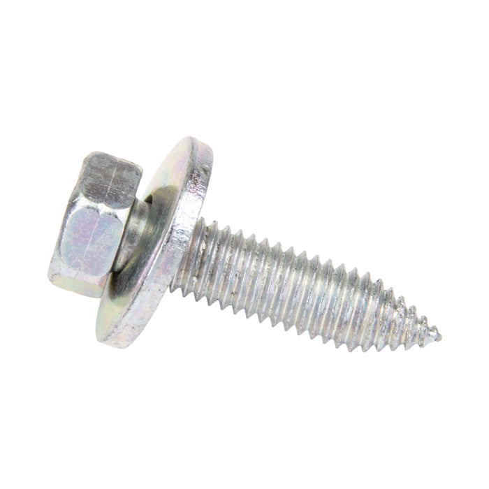Sems Machine Screw Hex Head With, 17.0mm OD Washer Head, Ca Point, M6.3 X 1.00 Pitch X 25mm Length, Low Carbon Steel, Zinc Plated by Spaenaur Inc.