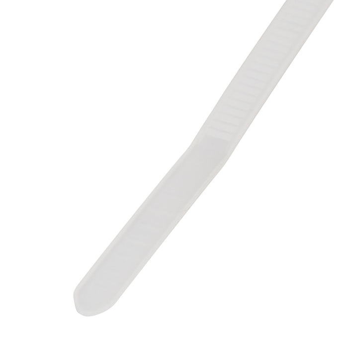 Cable Tie Miniature, Plain Head Wire Bundle 1/16"-3/4" x 4" Oal Strap Natural Nylon