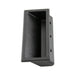 Large Pocket Pull Flush Handle 1.40" x 5.00" (.070"-.085" Panel Range) Abs, Low Gloss Black by SouthCo