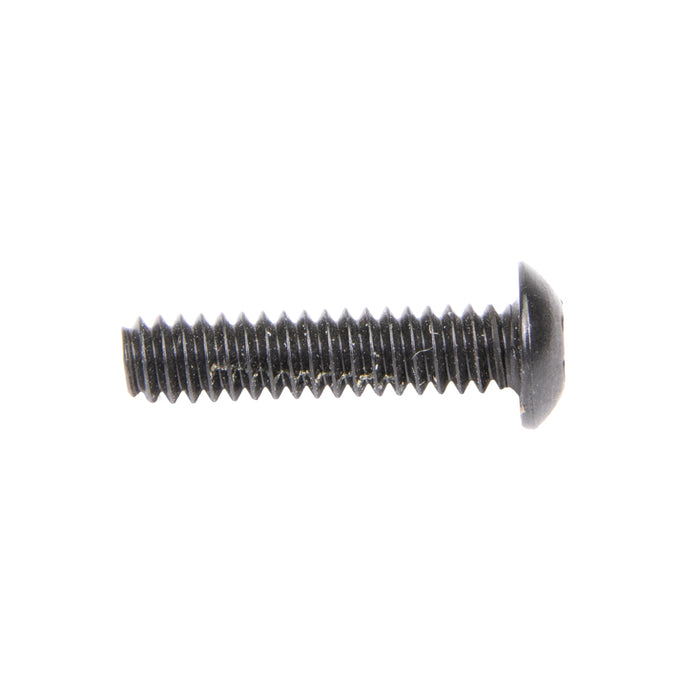 Security Screw, Flat Head Security Hex Socket Drive, #10-32 UNF x 3/8" Length, Steel Plain