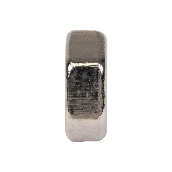 Écrou hexagonal bas, DIN 439B M6 x 1,00, 10 mm WAF, 3,2 mm TH CL4 Acier forgé à froid Nickelé DIN 439B/04-NP M6 par Spaenaur Inc.