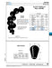 Pear Shaped Knob with Tapped Brass Insert 1-5/8" OD x 3/8"-16 UNC x 1-1/8" Deep Phenolic Black by Spaenaur Inc.