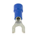 Spade tongue Terminal, Insulated, Solderless 22-18 Wire Range #6 Stud Electrolytic Copper, Red Plastic Insulation, Bright Tin Plate by Spaenaur Inc.