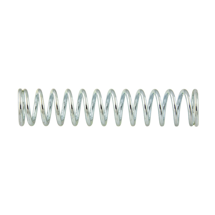 Compression Spring, Squared or Closed Ends, total Coils 7 1/2 5/8" OD, 1 3/8" Length O/A, 0.062"Gauge Wire MB Hard Drawn Spring Steel Wire Bright Zinc Plated