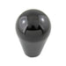 Bouton en forme de poire avec insert en laiton taraudé, diamètre extérieur 1-5/8 po, filetage 3/8 po-16 UNC, profondeur 1-1/8 po, noir phénolique, par Spaenaur Inc.