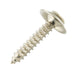 SEMS Tapping Screw Phil Oval #6 HD with Finishing Washer #8 x 5/8" LG, Type A Low Carb Steel Case Hard Nickel Plated by Spaenaur Inc.
