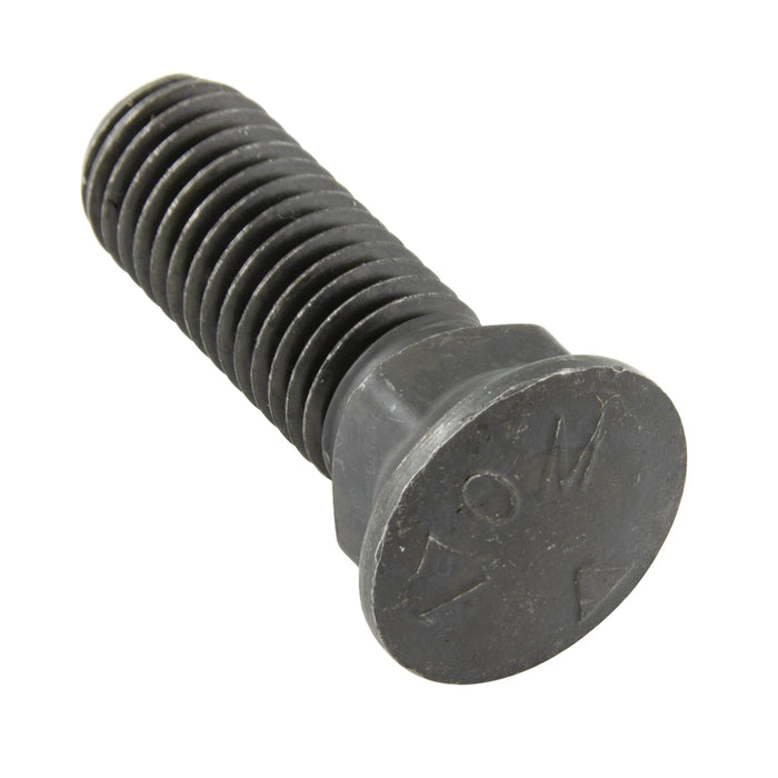 Plow/Scraper Bolt #3 Dome Head 1"-8 UNC x 4-1/2" Grade 8 Steel Plain