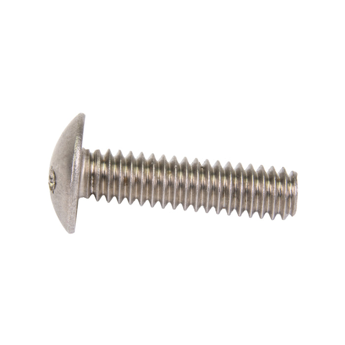 Security Screw, Flat Head Torx TR25 Drive, M5 x 8 mm Length, Stainless Steel by Spaenaur Inc.