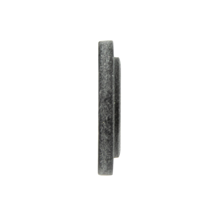 Rondelle à épaulement en fibre, diamètre intérieur 11/64", diamètre extérieur 7/16", épaulement 1/4", base 1/16", hauteur 3/32", en fibre vulcanisée grise, fabriquée par Spaenaur Inc.