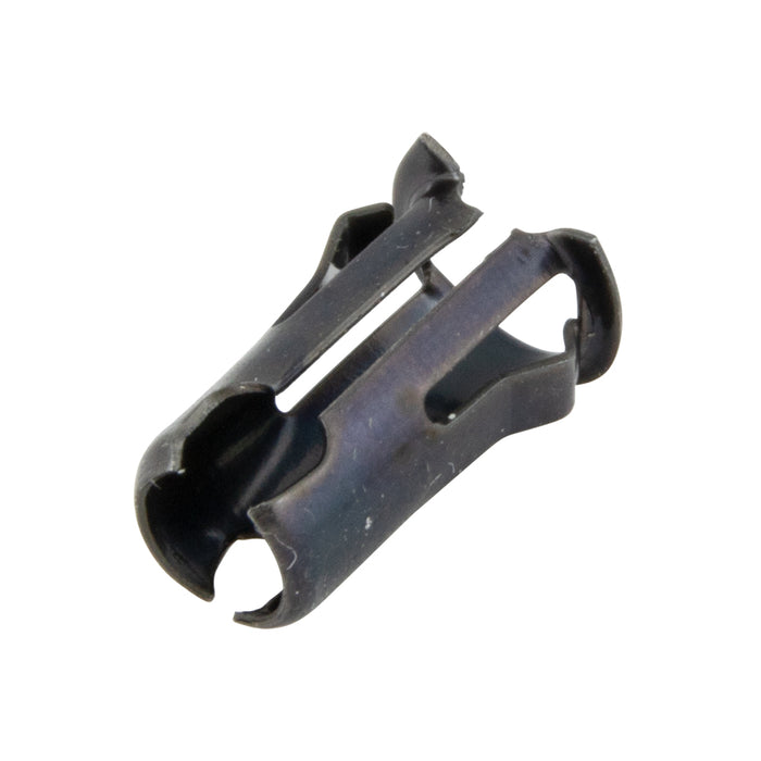 Stud Retainer Tubular Type for Stud DIA. .187", Panel .049-.055" Spring Steel Heat Treated Phosphate & Oil by Spaenaur Inc.