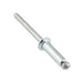 Monel Pop Rivet Domed Head Open End 1/8" DIA x .40" LGTH x .231"/.280" Grip Monel Body, Coated Steel Mandrel by Pop®