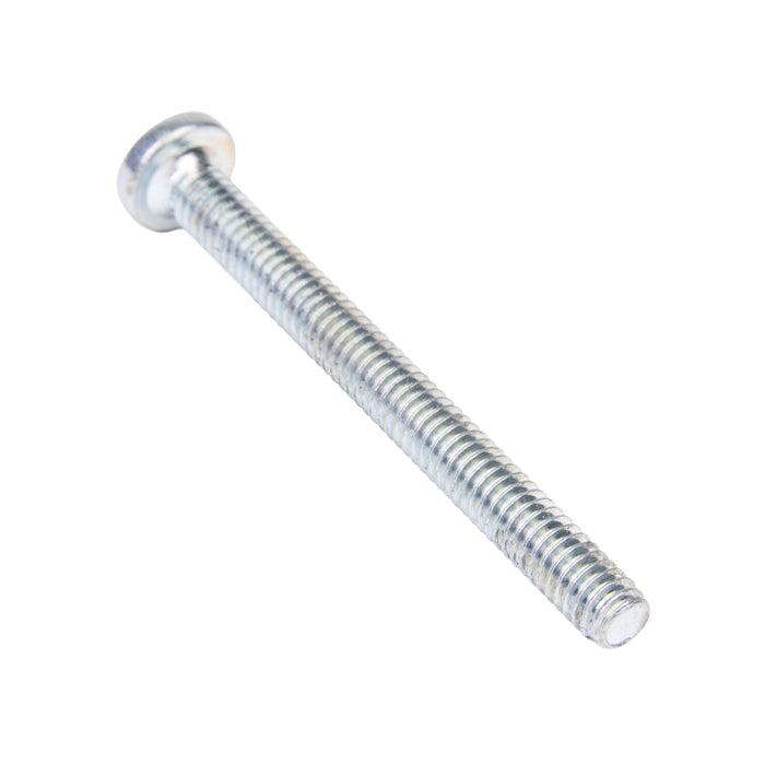Machine Screw, Pan Head, Phillips Drive, M4 x 0.70 mm UNC x 8 mm Length, Steel Zinc Plated Yellow