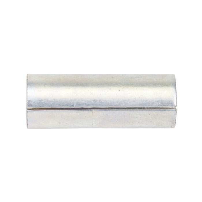 Entretoise, laminée Buttite, métrique, usage standard pour boulon M3,5, LG 45 mm, paroi 0,5 mm, acier à faible teneur en carbone (1010) zingué par Spaenaur Inc.