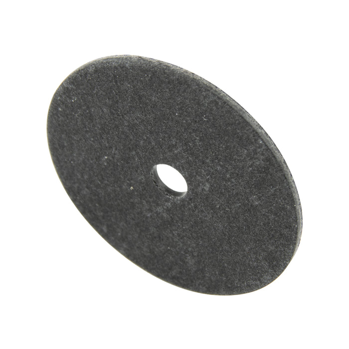 Rondelle en fibre plate, ronde, diamètre intérieur 5/32 po x diamètre extérieur 5/16 po x épaisseur 1/32 po, fibre noire dure, fabriquée par Spaenaur Inc.