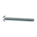 Machine Screw, Round Head, Slotted Drive, 1/4"-20 UNC x 1-1/4" Length, Steel Zinc Plated Trivalent by Spaenaur Inc.