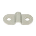 "D" Ring Anchor Plate 1/8" Eye DIA x 11/16" Wid x 1 3/8" LGTH Sheet Steel Nickel Plated by Spaenaur Inc.