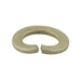Bowed Split Lockwasher DIN 128A M6 Spring Steel Yellow Zinc Plated DIN 128A/ST-YZ M6 by Spaenaur Inc.