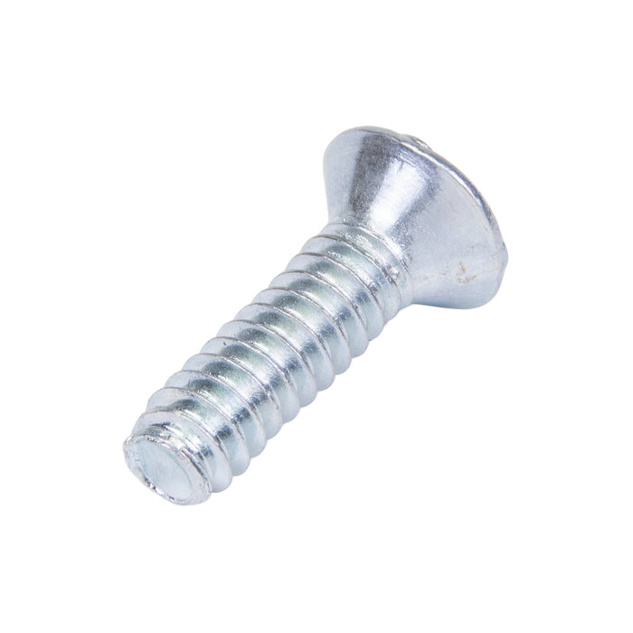 Machine Screw, Flat Head, Phillips Drive, #10-24 UNC x 1/2" Length, Steel Zinc Plated Trivalent by Spaenaur Inc.