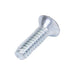 Machine Screw, Flat Head, Phillips Drive, #10-32 UNF x 1/2" Length, Steel Zinc Plated Trivalent by Spaenaur Inc.