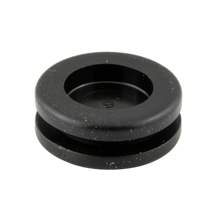 Diaphragm Rubber Grommet, 5/8" ID x 1/8" Groove Width x 3/4" Groove Dia. x 23/64" O/A Thickness, P.V.C. by Spaenaur Inc.