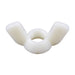 Écrou à oreilles 5/16"-18 UNC en nylon 6/6 naturel, fabriqué par Spaenaur Inc.