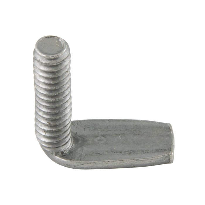 Spot Weld Screw, 90 Degree Plain Spade Head #10-24 UNC x 3/4" LONG C-1010 Steel Plain Finish