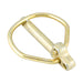 Safety Linch Pin DIN 11023 15.5mm DIA x 60mm LGTH Drop forged Steel Yellow Zinc by Spaenaur Inc.