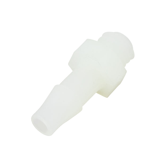 Miniature Barbed Fitting for 1/8" Tubing ID (#10-32 UNF) Nylon